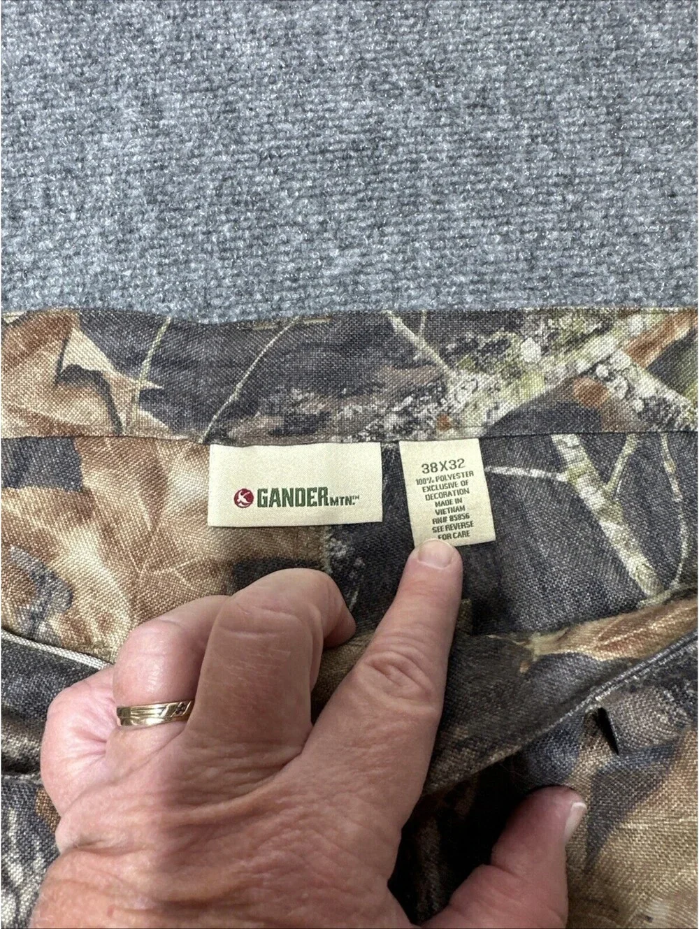 Garner Scentcore Camo Pants 38x32